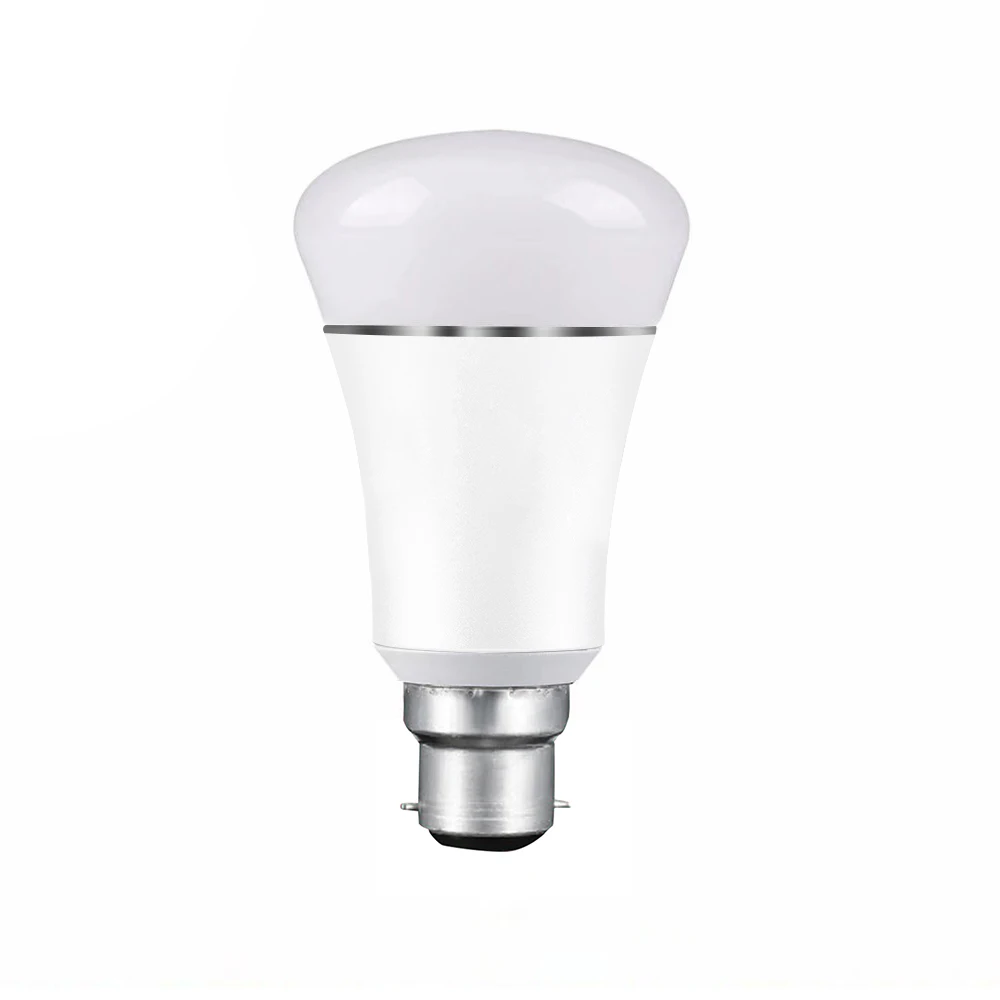 
New hot wifi smart home RGBW LED light bulb lamp App Alexa Google IFTTT remote voice control 6000K 7W B22 600lm India Tuya color 