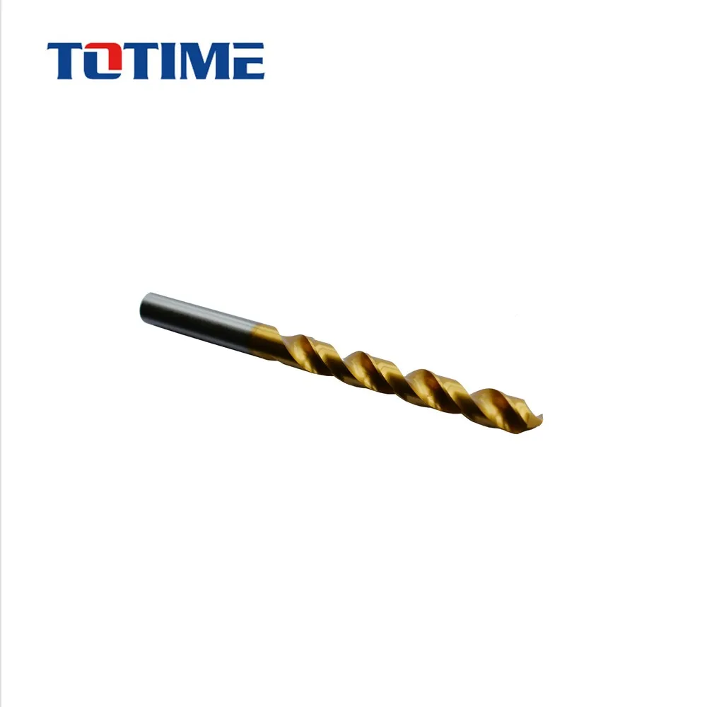 

TOTIME HSS with Tin Coating full grinding straight shank twist drill for Steel (D6.6-7.0mm)