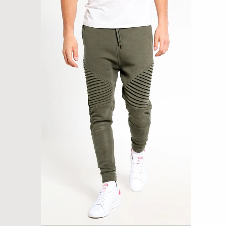 

2019 Sports Athletic Ruck Pants Yoga 90%Cotton Mens Jogging Leggings, Army green;black