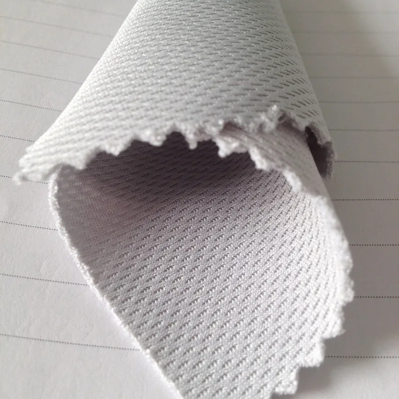 Super Adhesive Strength 2layer Eyelet Mesh Glue Knit Bonded Fleece