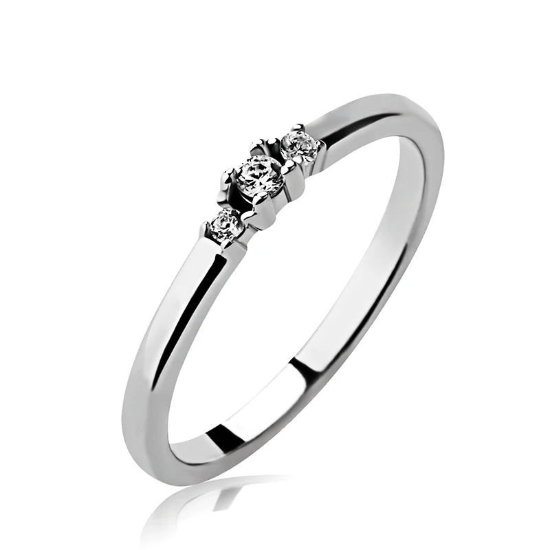 

2019 New Product 925 Silver Diamond Ring With Stone
