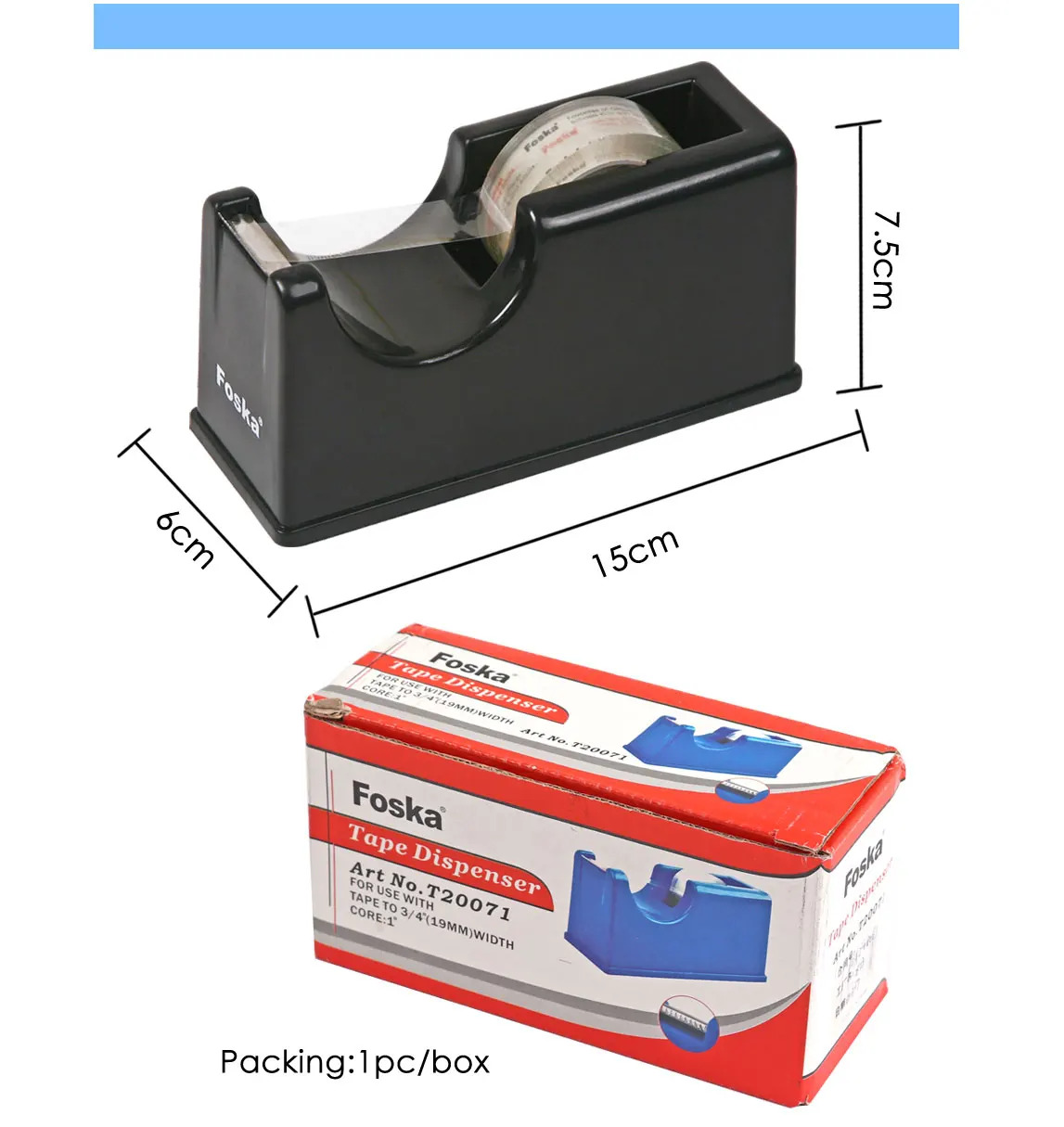 Foska Stationery Office Desktop Plastic Adhesive Tape Dispenser Buy