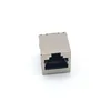 XL-80010-S-N shielded 10pin rj45 pcb jack female connector machine for pcb with 180 degree