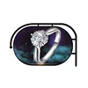 Round double-sided logo display Meanwell Power Notebook control Refresh 1920hz sign McDonald's chain led screen