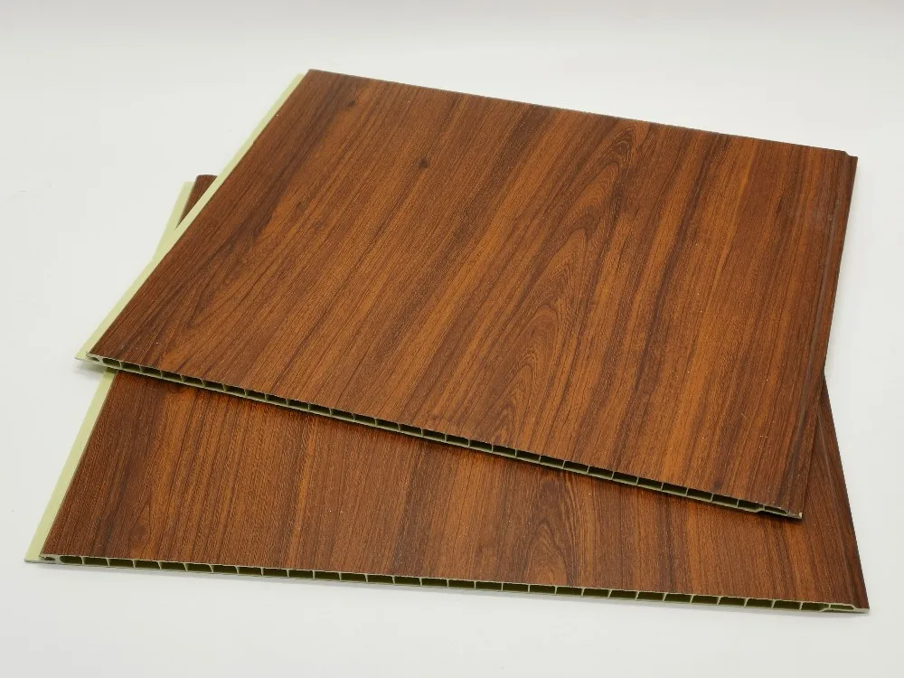 400mm Width Pvc Wall Covering Plastic Laminated Panels For Indoor