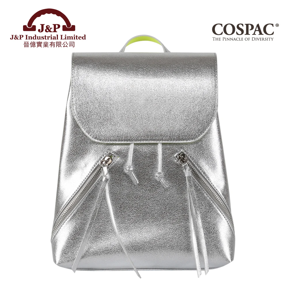 shiny mini backpack