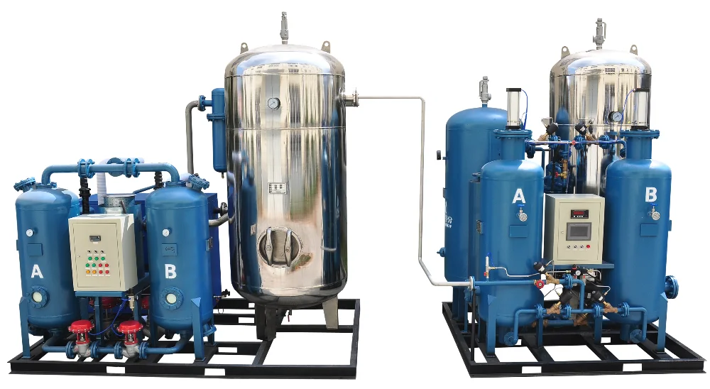 12nm3 4bar High Purity Industrial Fish Pond Oxygen Generator System 