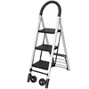SSYH19S Step Ladder Trolley with Wheels Multipurpose Aluminum Type