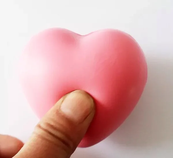 stress ball heart shape