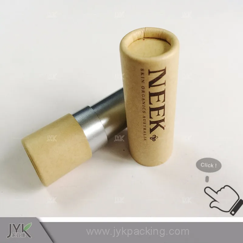 Custom Eco-friendly Handmade Paper Tube For Lip Balm 