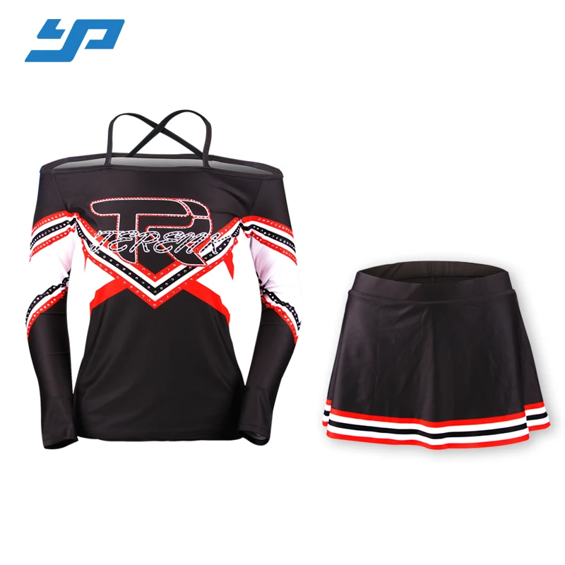 Wholesale Custom Plus Size All Star Sublimation Print Cheerleading