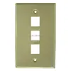 US type Keystone wall plate 3 port