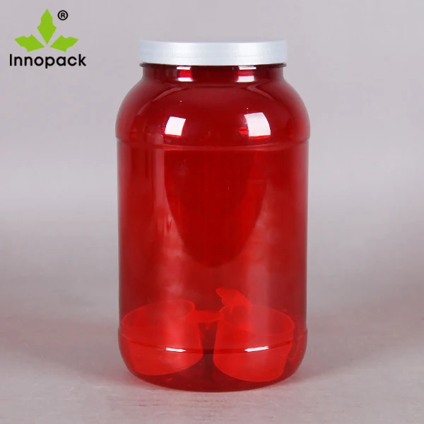 Empty Screw Top Tubs HDPE Plastic Protein Powder Bottle/Container