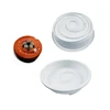 OEM custom rotating pattern round cake mold DIY pudding mold silicone cookie mold