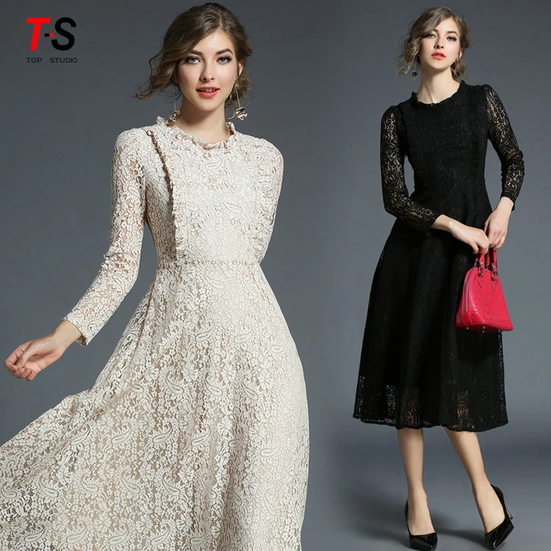 

2018 Fashion New Design Lace Party Dress, Customized color