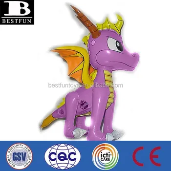 purple dragon soft toy