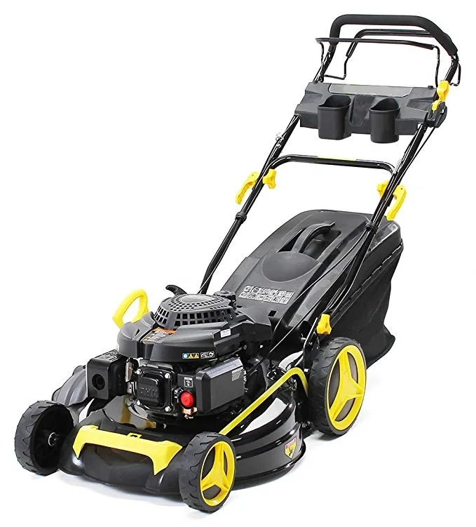 Premium 5in1 6 Hp 4.4 Kw 196cc Gasoline Engine Lawn Mower With Grass