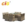 NEW Arrival Waterproof crushed glass laminate dining table