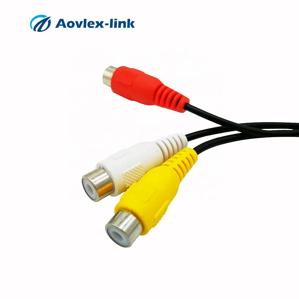 7pin Din To 3 Rca Cable Audio Svideo Cable Mini Din Cable For Separate