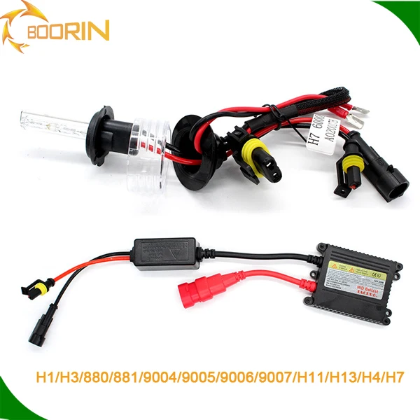 35W H1 H11 H13 880 9005 9006 HID Xenon Light Bulb Headlight Conversion KIT Lamps