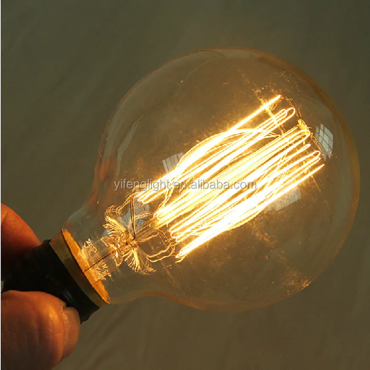 G80 Vintage Edison Bulb 220V E27 40W Decorative filament bulbs Edison