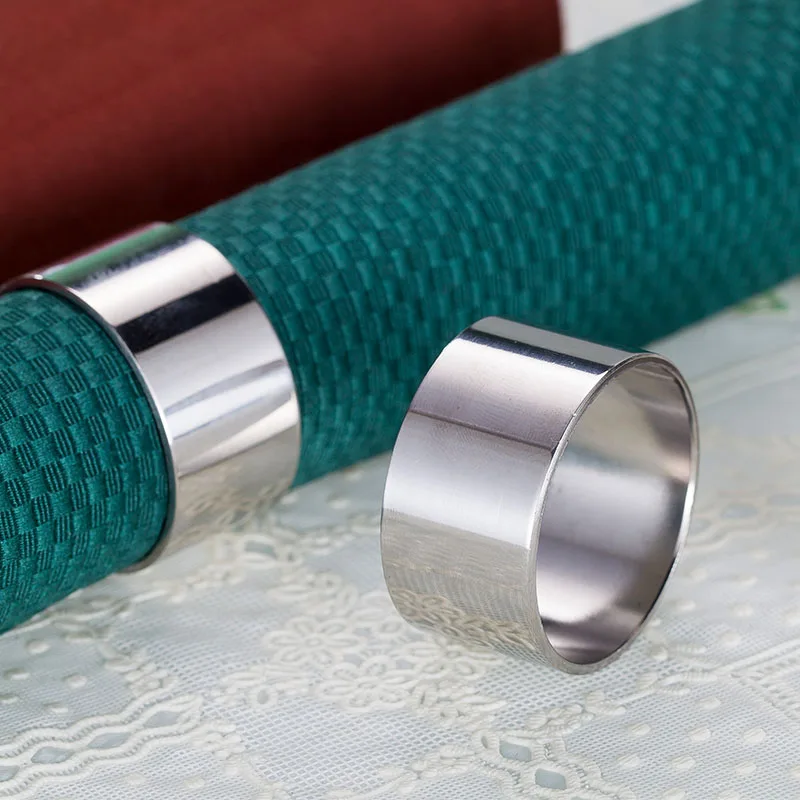 Round Shape Stainless Steel Napkin Rings Buy Stainless Steel Napkin