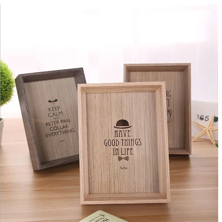 2017 wholesale kids wooden photo frame