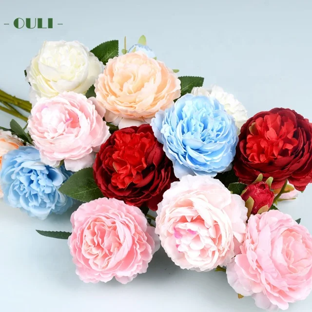 

K-1009 wholesale Vintage silk ranunculus flower artificial flower for sale, Colorful