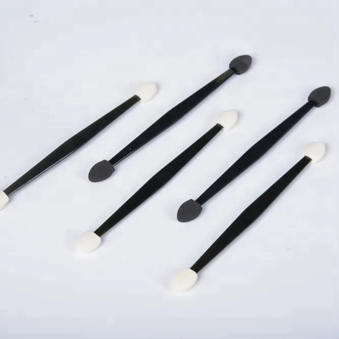
Disposable Eye Shadow Brush Sponge, Dual Sided Oval Tipped Makeup Brush Eyeshadow Applicator Tool 
