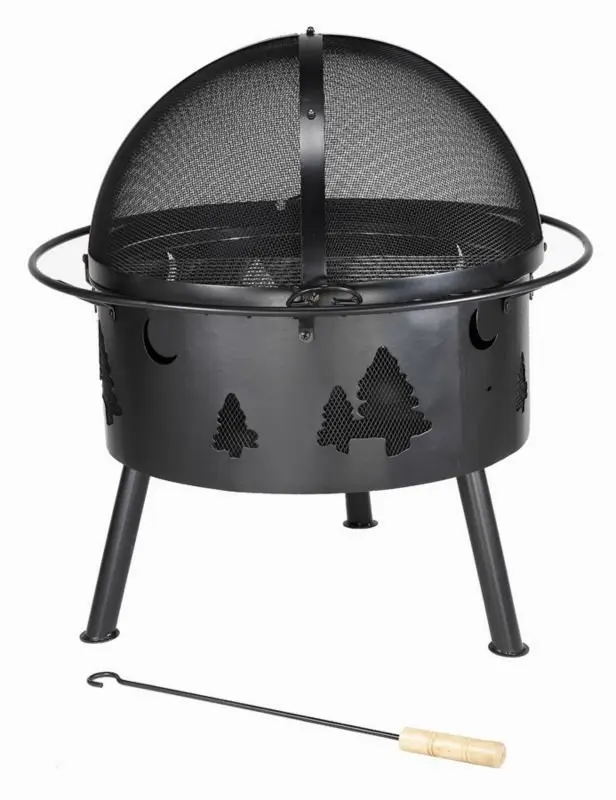 Iron Cast Brazier With High Temperature Painted Buy Fire Pit