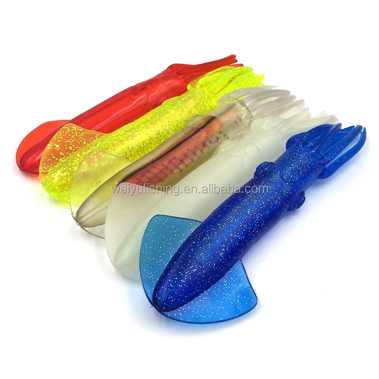 10 PCS Luminous Squid Lure Appât Pour Poisson Appâts De Pêche