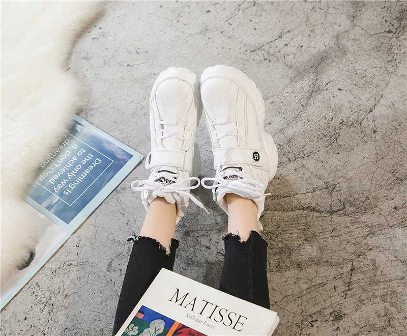 thick soled trainers womens