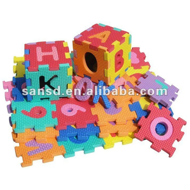 Children's Jigsaw Puzzle Alphabet Building Blocks Puzzle Foam Mat