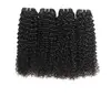 Brazilian Kinky Curly Hair Bundles 1/3/4PCS 8"-30" 100% Human Hair Weave Remy Hair Extension Double Weft Can be Dyed