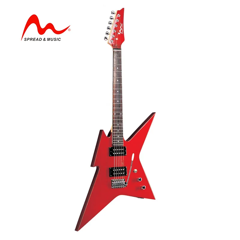 

Thunder star shape electric guitar customized wholesale OEM guitar