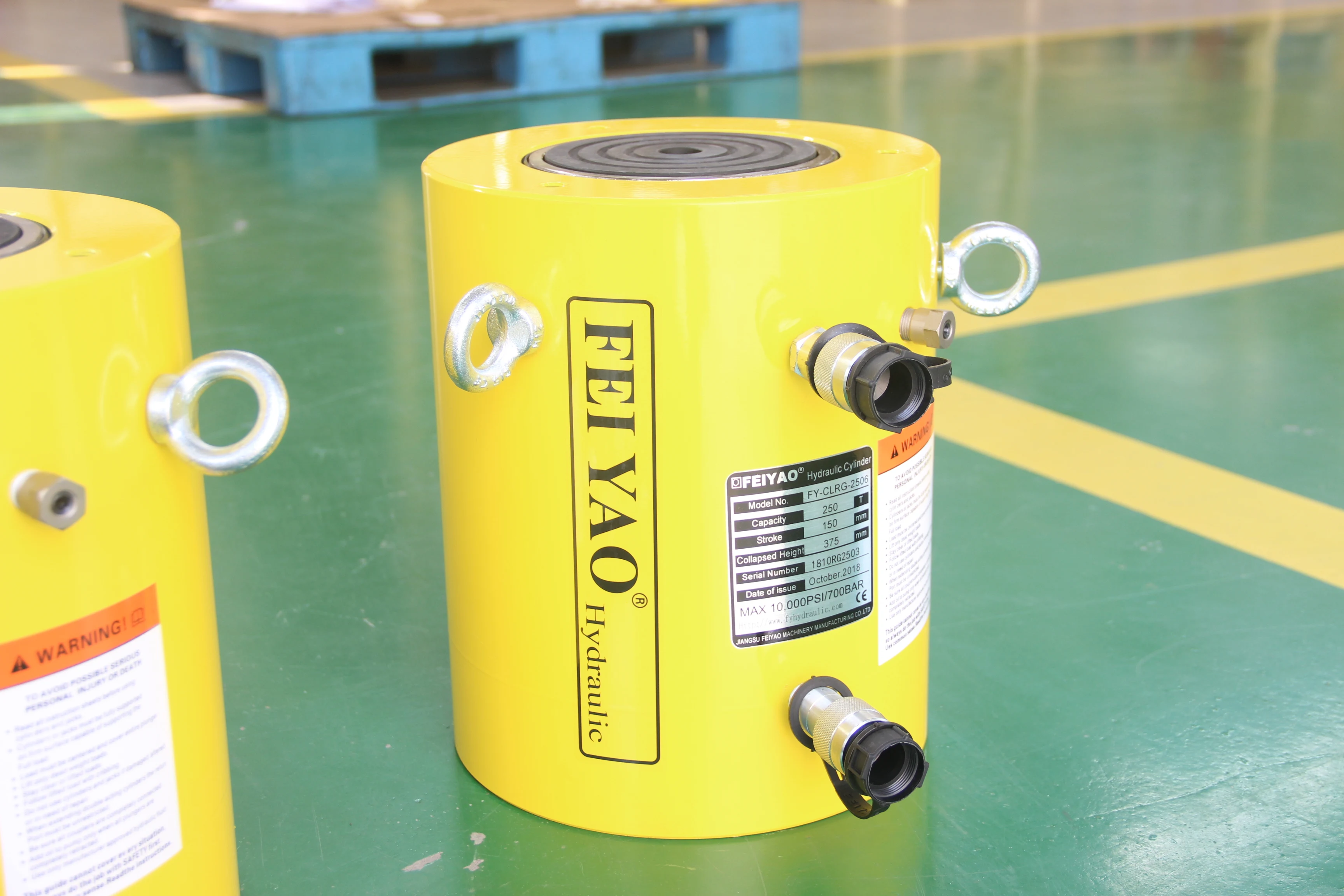 1000 Ton Hydraulic Jack Single Acting High Tonnage Hydraulic Cylinder