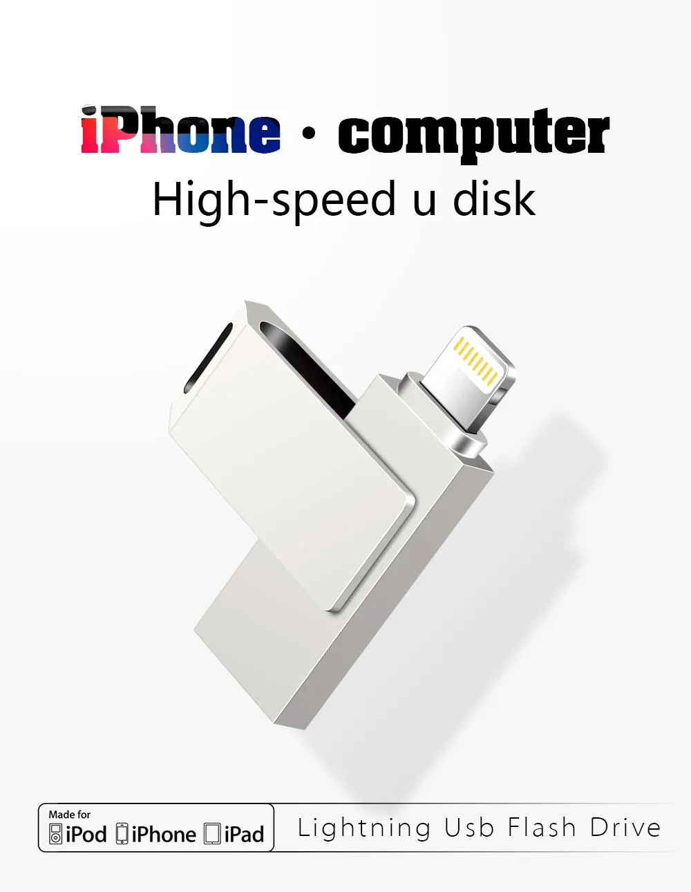 Swivel pendrive 2 in 1 16GB 32Gb 64 GB usb flash drive OEM usb stick housing for coopration gift pendrive with retail pack - ANKUX.COM