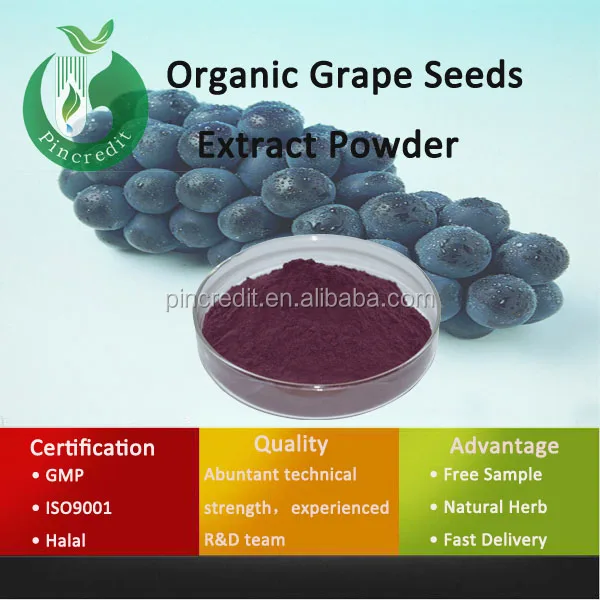 
Grape Seeds Extract/Grape Seeds Extract Polyphenol/Organic Grape Seeds Extract Powder 