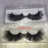 

25MM Luxury eyelashes wholesale vendor lashes3d with eyelash packaging box