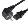 Supply Cord Extension Cabl 3 Pin Plug European Standard Ac Eu C13 Computer 220v Rubber Power Cable