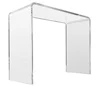 2018 manufacturer custom plexiglass table acrylic console table with Good quality