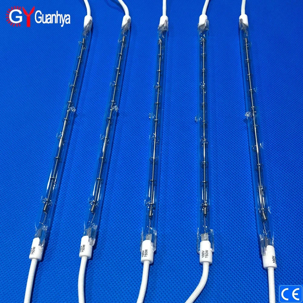 2000w 235v 350mm ir lamp infrared quartz halogen heating lamp