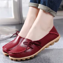 2016 New PU Leather Women Flats Moccasins Loafers Wild Driving women Casual Shoes Leisure Concise Flat shoes In 15 Colors ST179