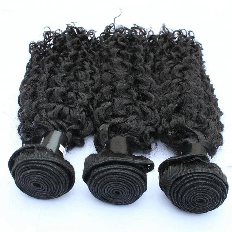 

No shedding Virgin Hair Vendors Raw Indian Curly Human Hair