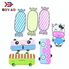 Soft Pedicure Nail Beauty Tools EVA Foam Toe Separators With 5 Toes For Nail Polish