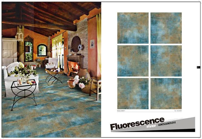 China ocean blue color decorative bathroom ceramic wall tiles 800x800mm