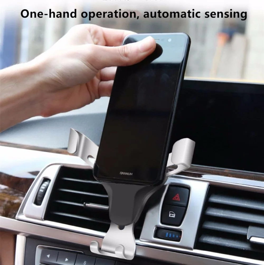 Car Phone Holder Air Vent Mount Clip Stand For Phone In Car No Magnetic Mobile Phone Stand Smartphone Holder