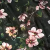 2017 custom flower printed design chiffon dress fabric