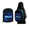 2019 large size led panel portable backpack with led screen
