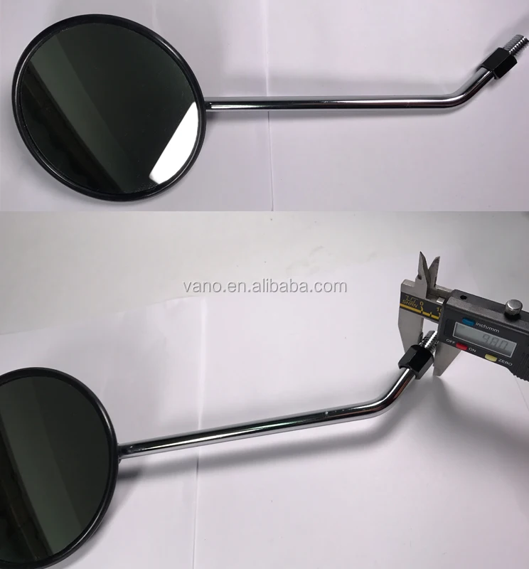 Chromed stainless iron MZ SIMSON motorcycle side mirrors
